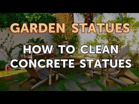 How To Clean Cement Statues?