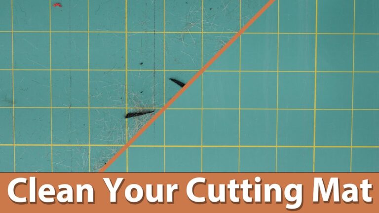 How To Clean A Cutting Mat?