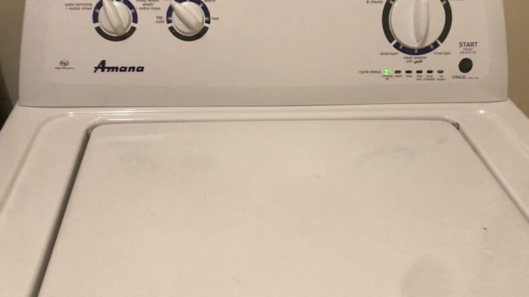 How To Clean Amana Washing Machine Filter Top Loader?