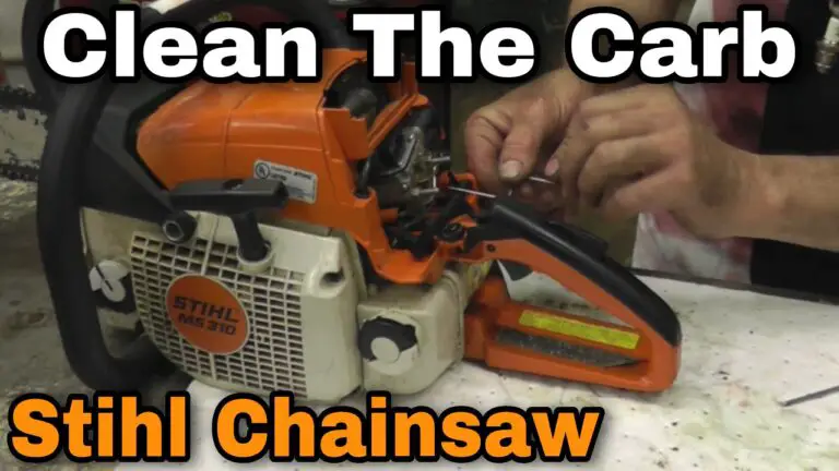 How To Clean A Chainsaw Carburetor Without Removing It?