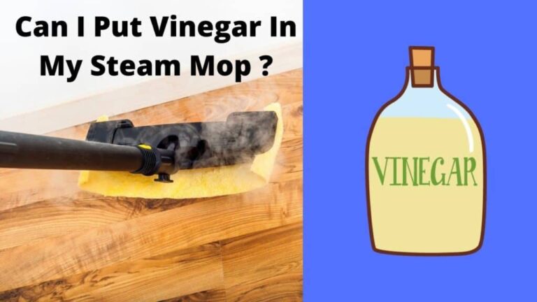 Can You Put Vinegar In A Steam Cleaner?