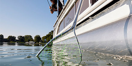 How To Clean Pontoons In The Water?