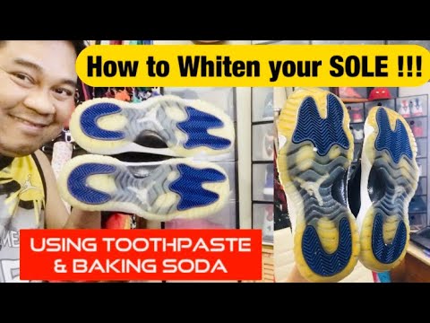 How To Clean Yellow Soles With Toothpaste?