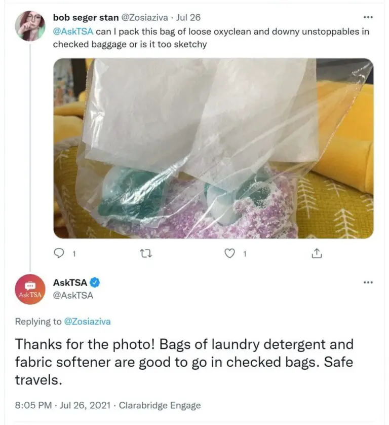 Can You Bring Laundry Pods On A Plane?