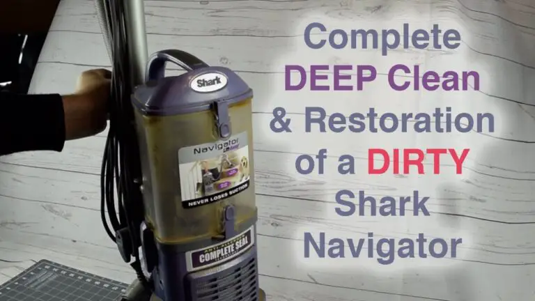 How Do You Clean A Shark Navigator Vacuum Cleaner?