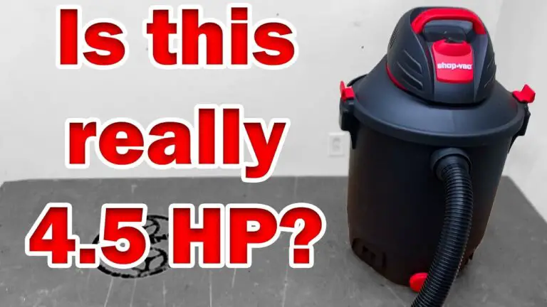 How Much Horsepower Does A Vacuum Cleaner Have?