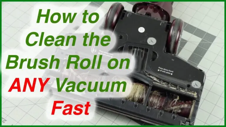 How To Clean Vacuum Cleaner Brush?