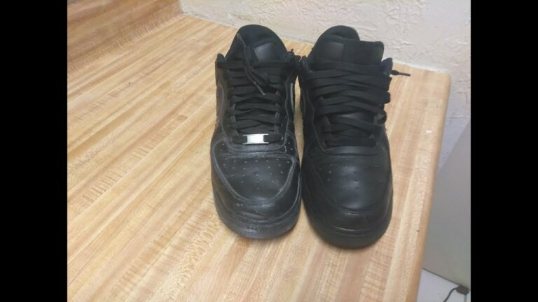 How To Clean Black Air Force Ones At Home?