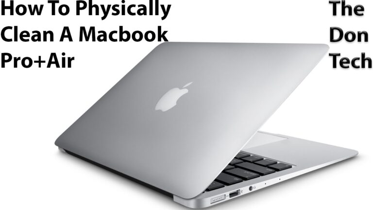 How To Clean Macbook Pro Aluminum Body?