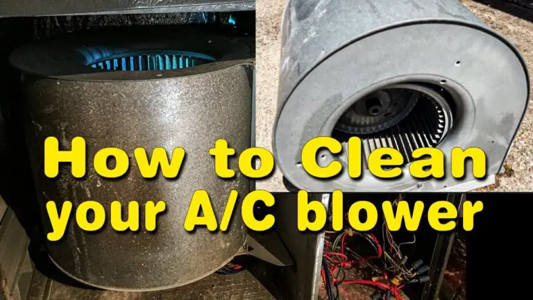 How To Clean Ac Blower Without Removing?