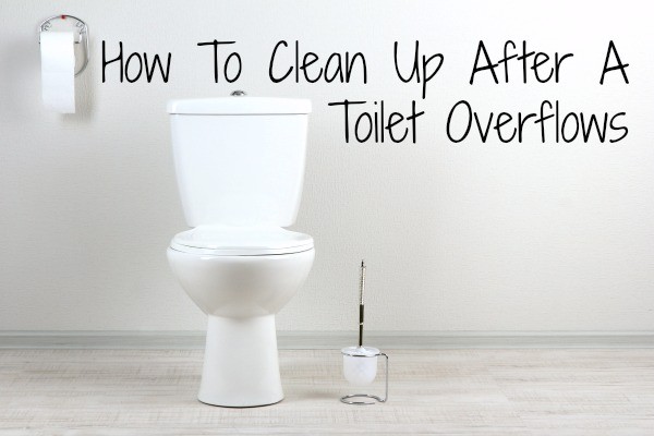 How To Clean Floor After Toilet Overflows?