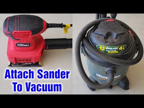 How to Attach Sander to Vacuum Cleaner?
