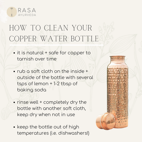 How to Clean a Copper Water Bottle?