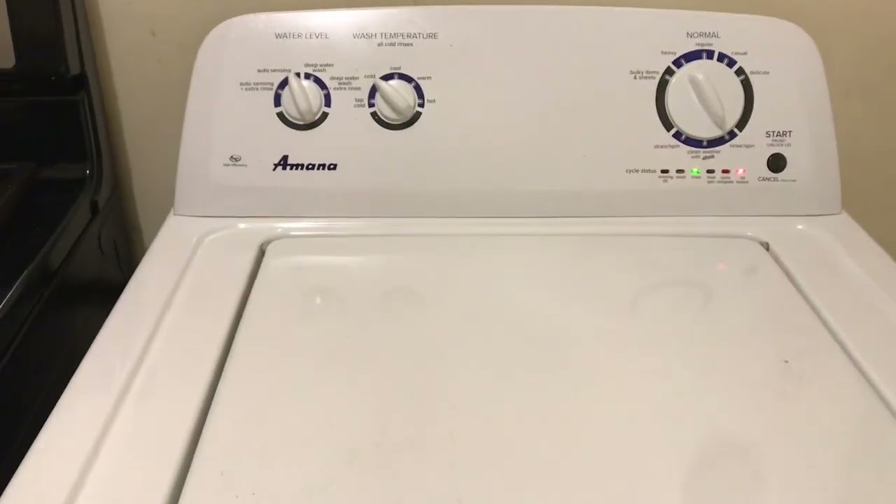 How to Clean Amana Washer?