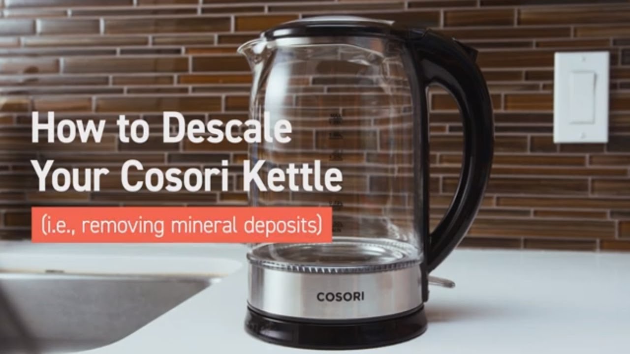 How to Clean Cosori Electric Kettle?