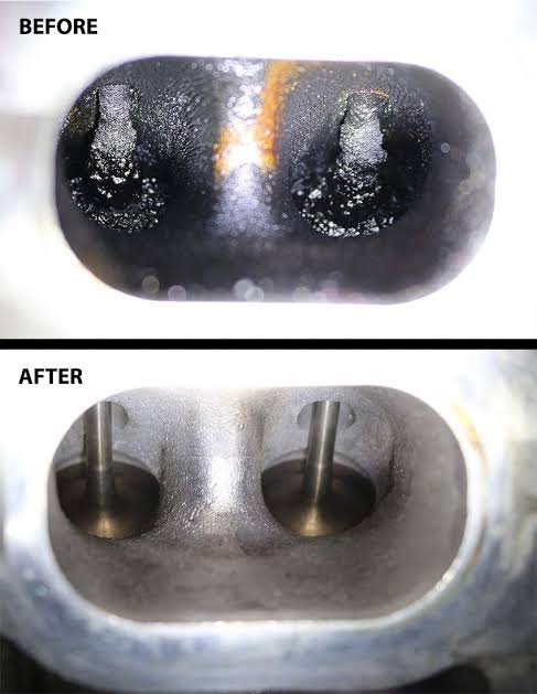 How to Clean Exhaust Valves Without Removing Head?