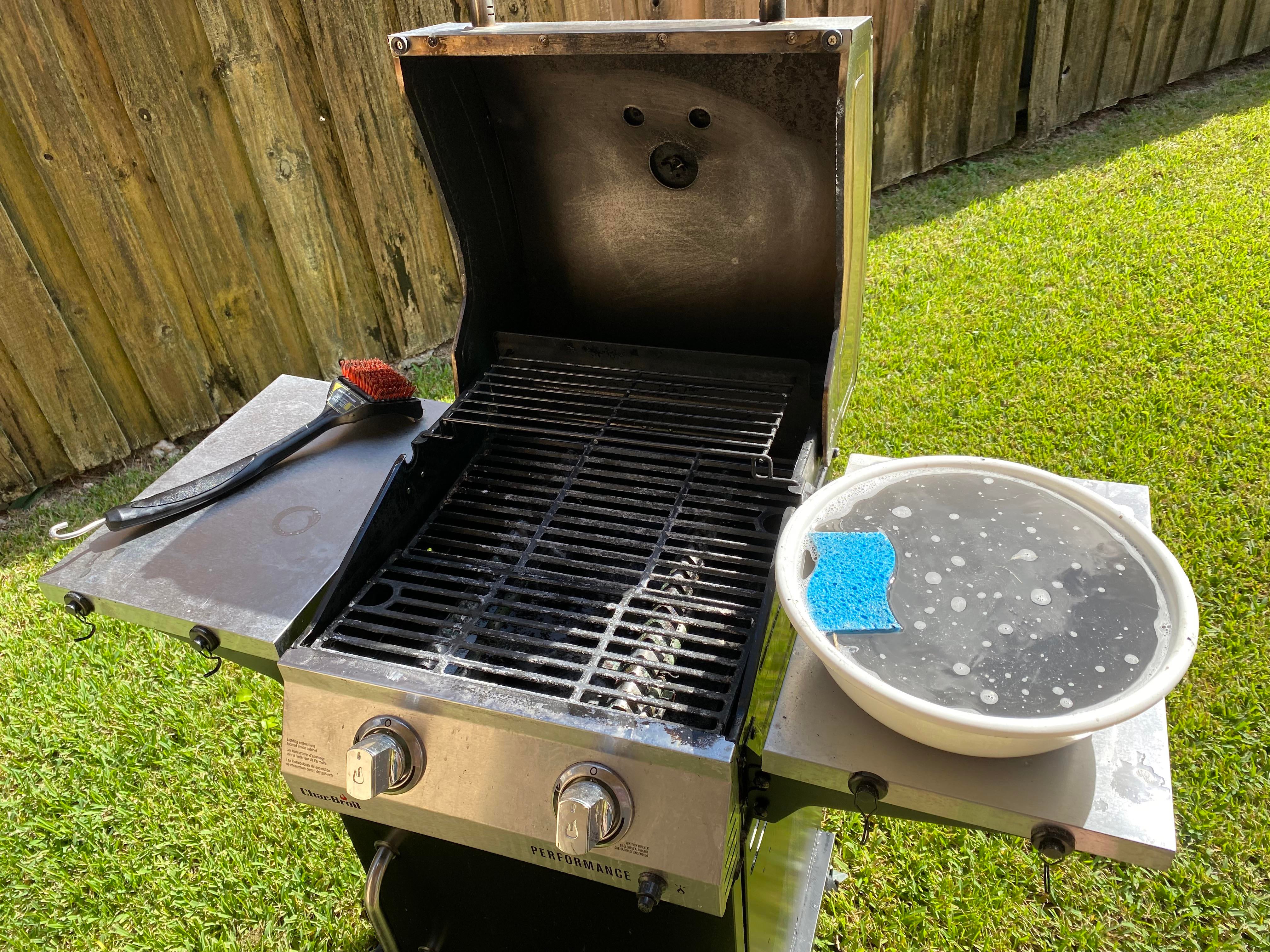 How to Clean Grill After Fire Extinguisher?