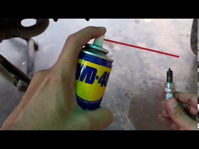 How to Clean Spark Plugs With Wd40?