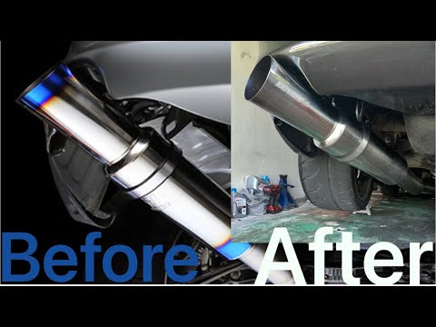 How to Clean Titanium Exhaust?