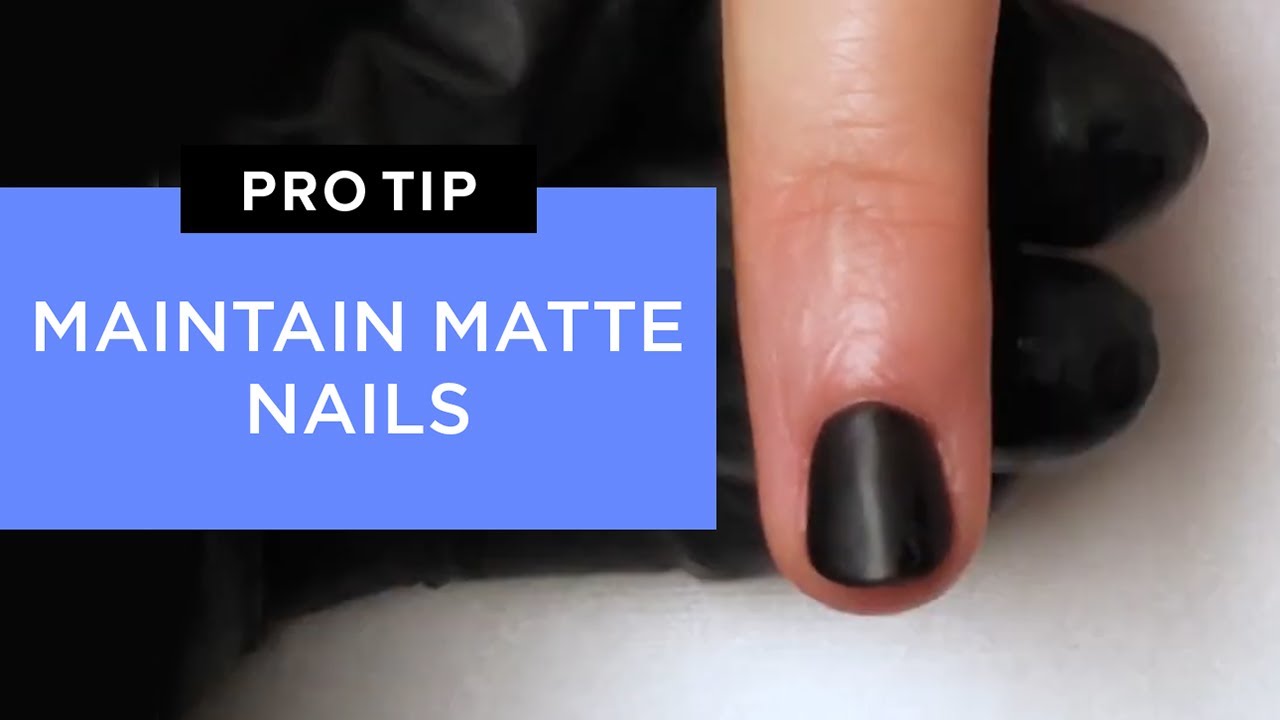 How to Keep Matte Nails Clean?