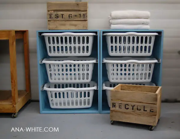 How to Make a Laundry Basket Holder?